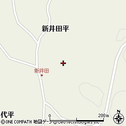 青森県三戸郡田子町田子新井田平53周辺の地図