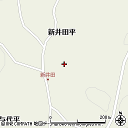 青森県三戸郡田子町田子新井田平52周辺の地図