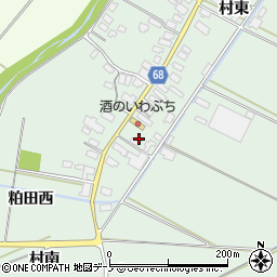 秋田県大館市粕田村南7周辺の地図