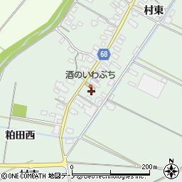 秋田県大館市粕田村南51-1周辺の地図