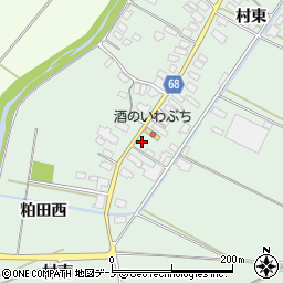 秋田県大館市粕田村南52周辺の地図