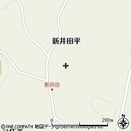 青森県三戸郡田子町田子新井田平43周辺の地図