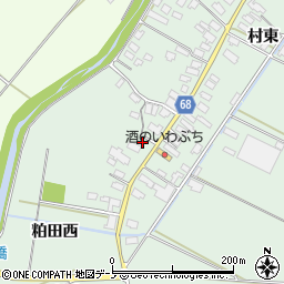 秋田県大館市粕田村西52周辺の地図
