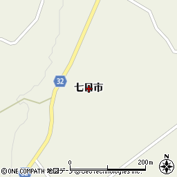 青森県三戸郡田子町田子七日市周辺の地図