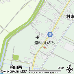 秋田県大館市粕田村西59周辺の地図