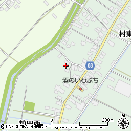 秋田県大館市粕田村西58周辺の地図