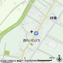 秋田県大館市粕田村西63周辺の地図