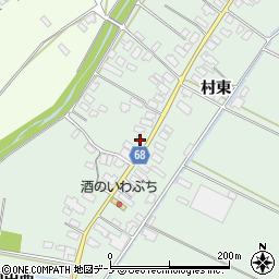 秋田県大館市粕田村西67周辺の地図