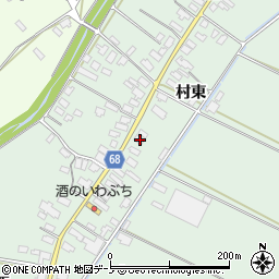 秋田県大館市粕田村南44-1周辺の地図