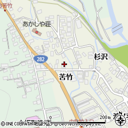 秋田県鹿角郡小坂町小坂鉱山苦竹19周辺の地図