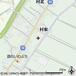 秋田県大館市粕田村南38-2周辺の地図