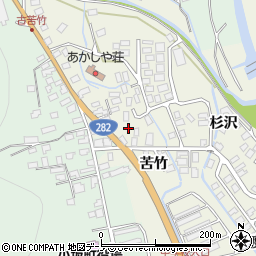 秋田県鹿角郡小坂町小坂鉱山苦竹20周辺の地図