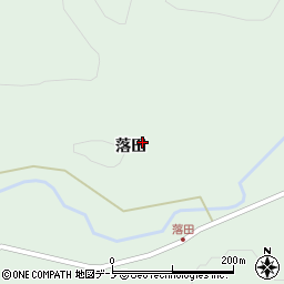 青森県三戸郡田子町相米落田周辺の地図