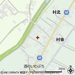 秋田県大館市粕田村西83周辺の地図