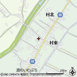 秋田県大館市粕田村西87-1周辺の地図