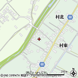 秋田県大館市粕田村西85周辺の地図