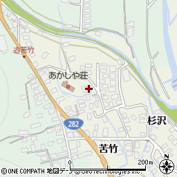 小坂町役場　老人憩の家あかしや荘周辺の地図