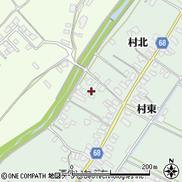 秋田県大館市粕田村西85-3周辺の地図