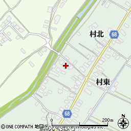 秋田県大館市粕田村西87-3周辺の地図