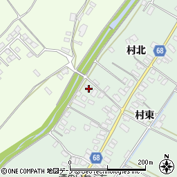 秋田県大館市粕田村西87周辺の地図