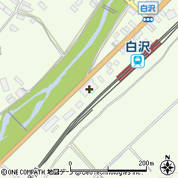秋田県大館市白沢白沢407周辺の地図