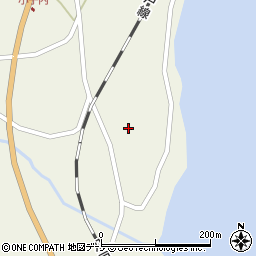 岩手県九戸郡洋野町小子内第３地割29-25周辺の地図