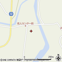 青森県三戸郡田子町田子落合川原周辺の地図