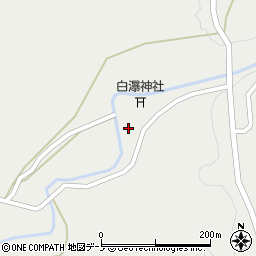 秋田県山本郡八峰町八森館周辺の地図