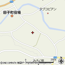 青森県三戸郡田子町田子天神堂平周辺の地図