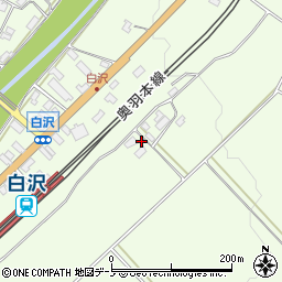 秋田県大館市白沢白沢437周辺の地図