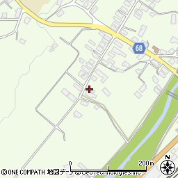 秋田県大館市白沢白沢327周辺の地図