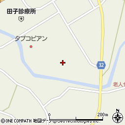 青森県三戸郡田子町田子天神堂向周辺の地図