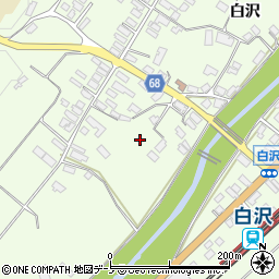 秋田県大館市白沢白沢308周辺の地図