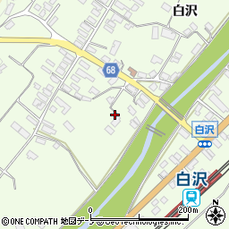 秋田県大館市白沢白沢309周辺の地図