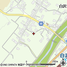 秋田県大館市白沢白沢302周辺の地図