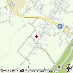 秋田県大館市白沢白沢69周辺の地図