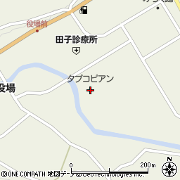 田子町立図書館周辺の地図