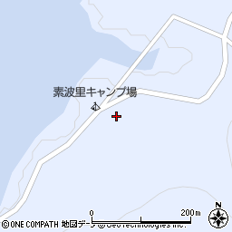 秋田県藤里町（山本郡）粕毛（南鹿瀬内）周辺の地図