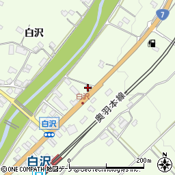 秋田県大館市白沢白沢519周辺の地図