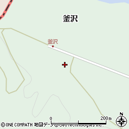 岩手県二戸市釜沢道ノ上148周辺の地図