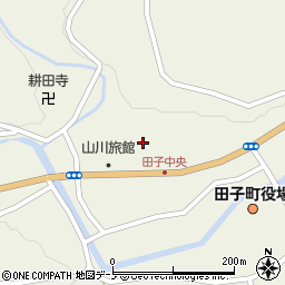 青森県田子町（三戸郡）田子（田子）周辺の地図
