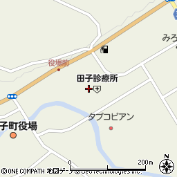 青森県三戸郡田子町田子前田周辺の地図