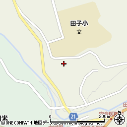青森県三戸郡田子町田子野々上平4周辺の地図