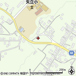 秋田県大館市白沢白沢117周辺の地図