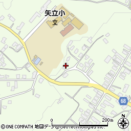 秋田県大館市白沢白沢134周辺の地図