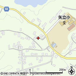 秋田県大館市白沢白沢980周辺の地図