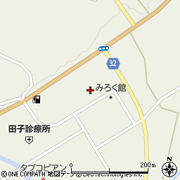 青森県三戸郡田子町田子柏木田周辺の地図