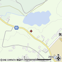 秋田県大館市白沢白沢1153周辺の地図