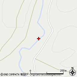 秋田県山本郡八峰町八森苗代沢周辺の地図