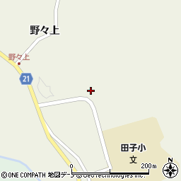 青森県三戸郡田子町田子野々上平34周辺の地図